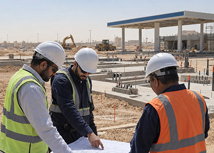 تنفيذ محطات وقود متكاملة
