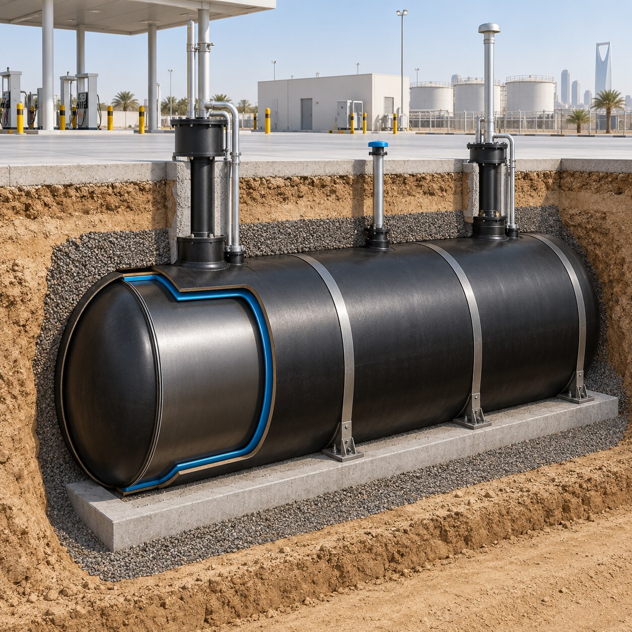 Underground Double-Wall Fuel Tanks